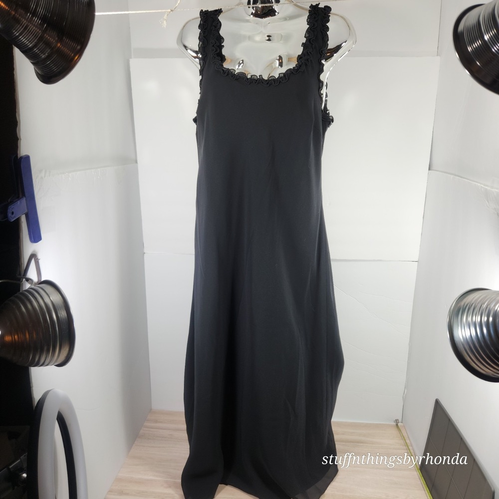 Liz Claiborne Little Black Dress‎ Sleeveless Fully Lined Black Size 12 - Picture 10 of 10